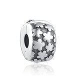 Silver Flower Charm for DIY Jewelry Making