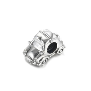 Silver Music Car Piano Camera Charm for DIY Jewelry