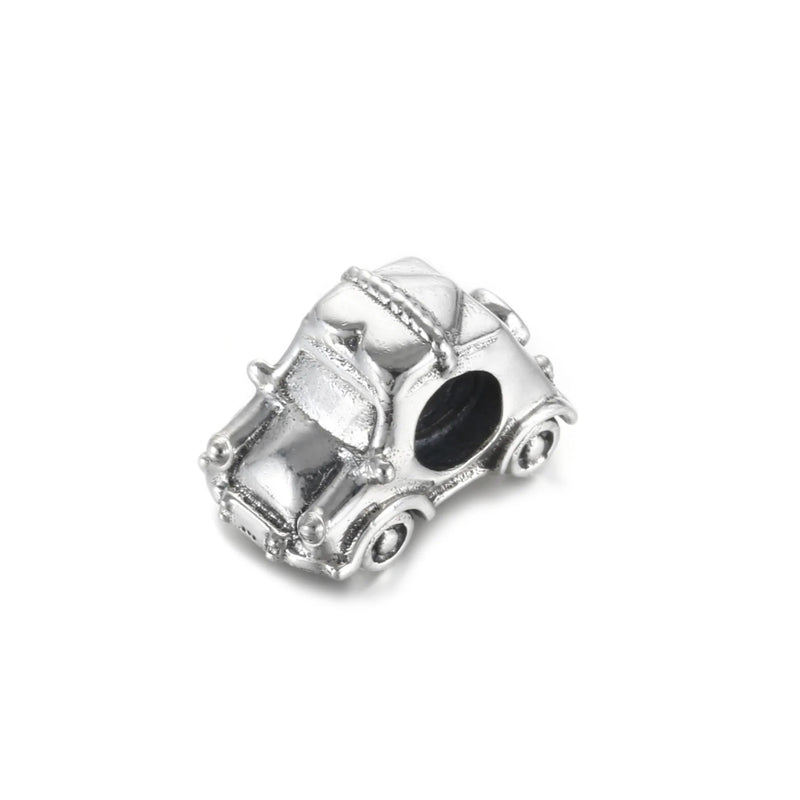 Silver Music Car Piano Camera Charm for DIY Jewelry