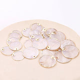 10pcs Copper Metal Sea Shell Charms DIY Jewelry Findings Earring Pendants