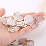 10pcs Copper Metal Sea Shell Charms DIY Jewelry Findings Earring Pendants