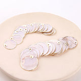 10pcs Copper Metal Sea Shell Charms DIY Jewelry Findings Earring Pendants