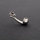 Personalized Smoking Pipe Keychain with Initial
