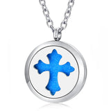 Religious Aromatherapy Oil Diffuser Pendant Necklace with Chain
