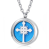 Religious Aromatherapy Oil Diffuser Pendant Necklace with Chain