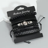 5-Piece DIY Leather Bracelet Set - Europe & US Style