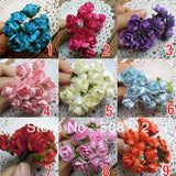 15mm 240pcs/lot Mixed Rose Mini Flower Stuffing for Glass Cover Vials Pendant
