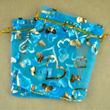 100pcs 7x9cm Organza Bags Jewelry Pouches Christmas Gift Bag