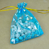 100pcs 7x9cm Organza Bags Jewelry Pouches Christmas Gift Bag