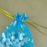 100pcs 7x9cm Organza Bags Jewelry Pouches Christmas Gift Bag