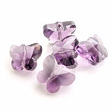 100pcs 10mm/14mm Top 5754 Crystal Glass Beads Butterfly Shape