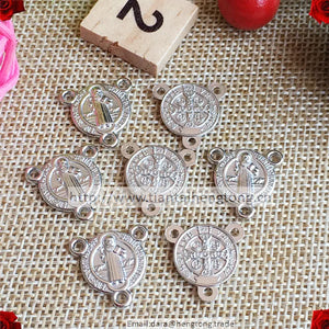 100pcs St. Benedict Rosary Centerpiece, Metal Center, Special Offer