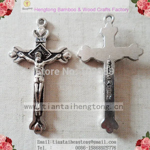 100pcs Alloy Rosary Crucifix Jerusalem Religious Cross Special Offer