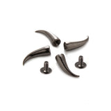10PCS 21mm Metal Screw Back Spots Cat Claw Spikes Studs