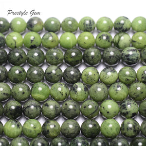 10mm Canadian Jade Nephrite Smooth Round Beads for Jewelry Making