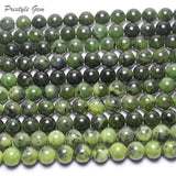 10mm Canadian Jade Nephrite Smooth Round Beads for Jewelry Making