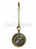 2014 Stainless Steel Floating Charm Locket with Gold Extender
