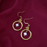Natural Pearl Women Earring, Sweet Water Jewelry