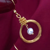 Natural Pearl Women Earring, Sweet Water Jewelry