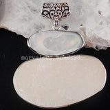 23mm Abalone Shell Oval Pendant Bead MC3770
