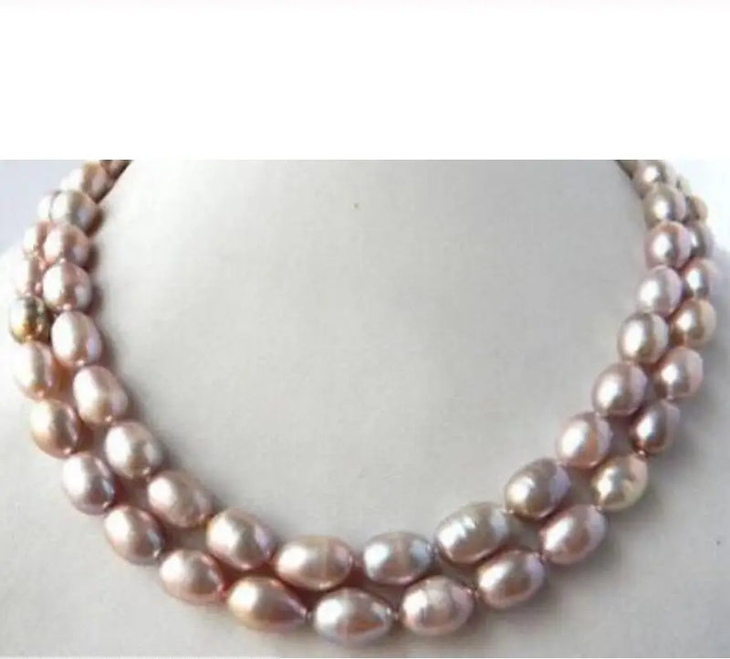 18'' Lavender Rice Freshwater Pearl Necklace