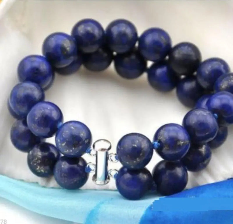 Lapis Lazuli Bracelet 10mm Round 7.5''