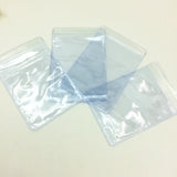 30pcs 8*12cm Clear Self Seal Zipper Bags for Jewelry Storage