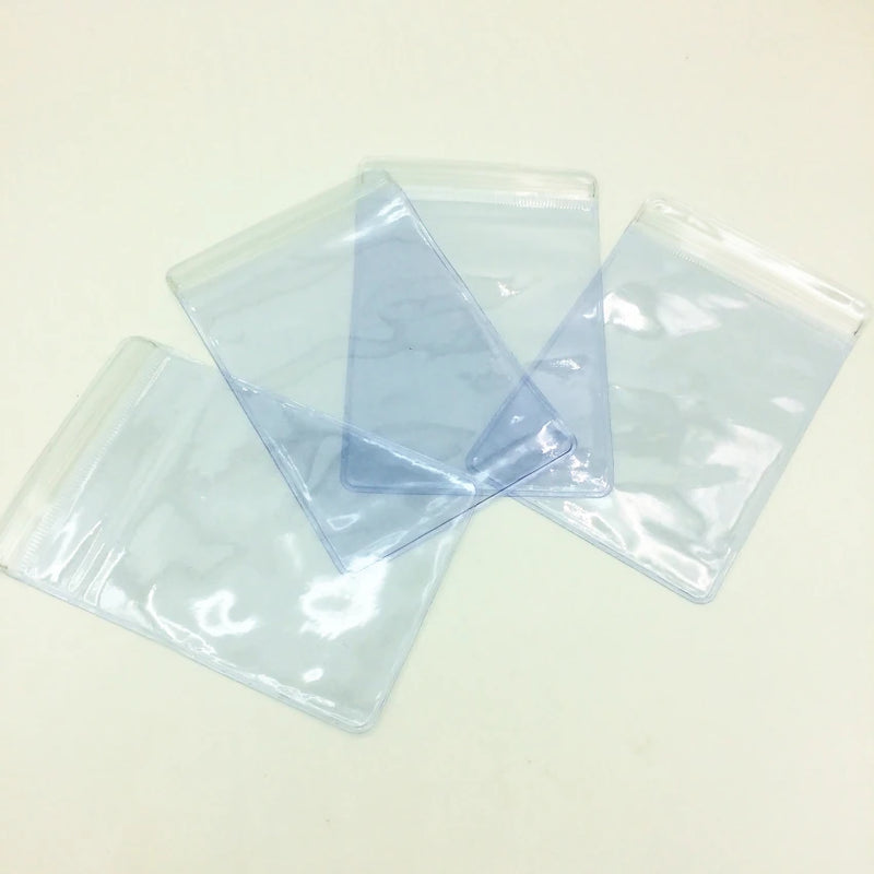 30pcs 8*12cm Clear Self Seal Zipper Bags for Jewelry Storage