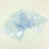 30pcs 8*12cm Clear Self Seal Zipper Bags for Jewelry Storage