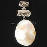 New Zealand Abalone Shell Oval Pendant Bead