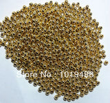 Chunky Beads Necklace Jewelry Making Plating 4mm 4000pcs