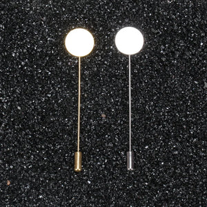 50 pcs/lot 1.5 cm Alloy Brooch Pins DIY Metal Brooches Base Pin