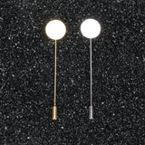 50 pcs/lot 1.5 cm Alloy Brooch Pins DIY Metal Brooches Base Pin