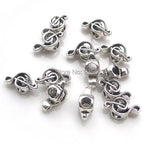 50pcs 19x10x8mm Music Note Charms for Bracelet Necklace DIY