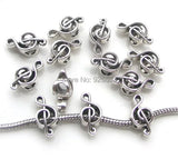 50pcs 19x10x8mm Music Note Charms for Bracelet Necklace DIY