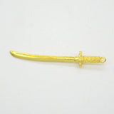 50pcs 50*8mm Japanese Sword Charm Bracelet Necklace DIY Jewelry