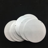 Wood Round Earrings - Pack of 80