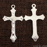 80pcs Alloy Rosary Cross Crucifix, Religious Golden Cross