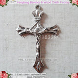 80pcs Alloy Rosary Cross Crucifix, Religious One Hole, Special Offer