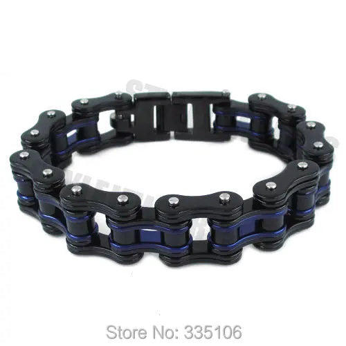 Stainless Steel Motor Biker Chain Bracelet SJB0264