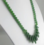 Rare Natural Jade Necklace Handcrafted in Thailand