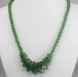 Rare Natural Jade Necklace Handcrafted in Thailand