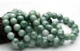 Chinese Natural Jadeite Beads Bracelet