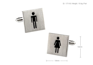 Copper Cufflinks Wholesale & Retail - Men & Women Novelty Copper Material