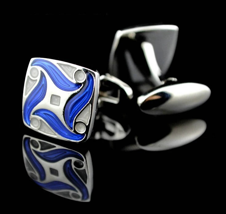 Square Enamel Cufflinks Wholesale & Retail