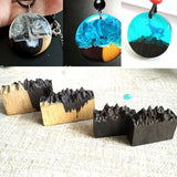 Epoxy Resin Sandalwood Necklace Pendant Art Jewelry Making
