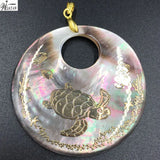 Mother of Pearl Shell Pendant Bead WB670