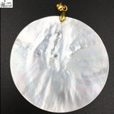 Mother of Pearl Shell Pendant Bead WB670