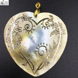 Mother of Pearl Shell Pendant Bead WB670