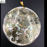 Mother of Pearl Shell Pendant Bead WB670